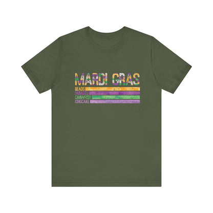 Louisiana Mardi Gras Shirt, Fat Tuesday, Bourbon Street Tee - Popbydesign