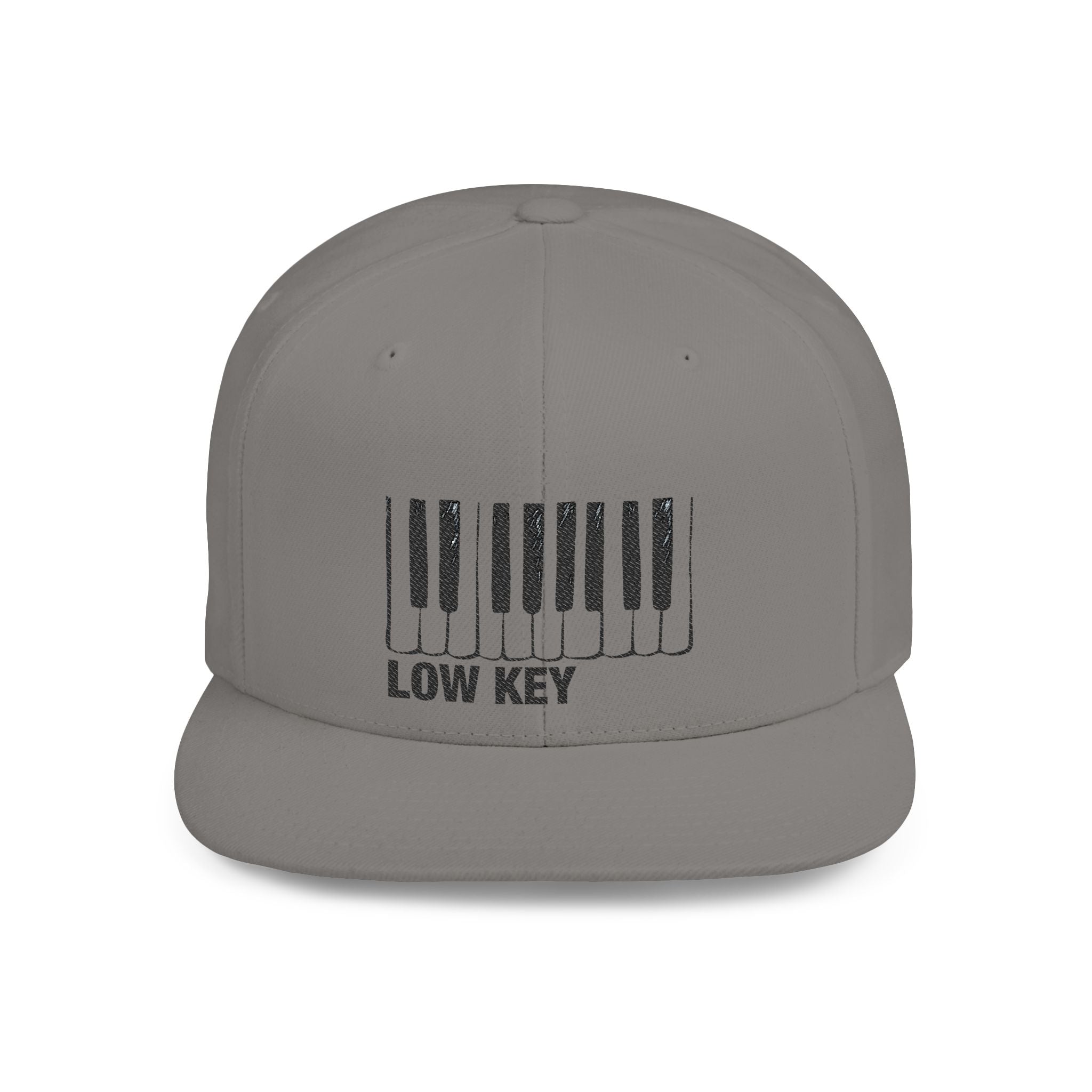 Low Key Piano Snapback Hat by Printify