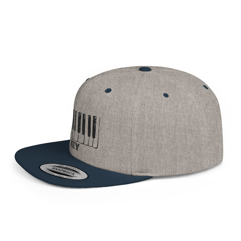 Low Key Piano Snapback Hat by Printify