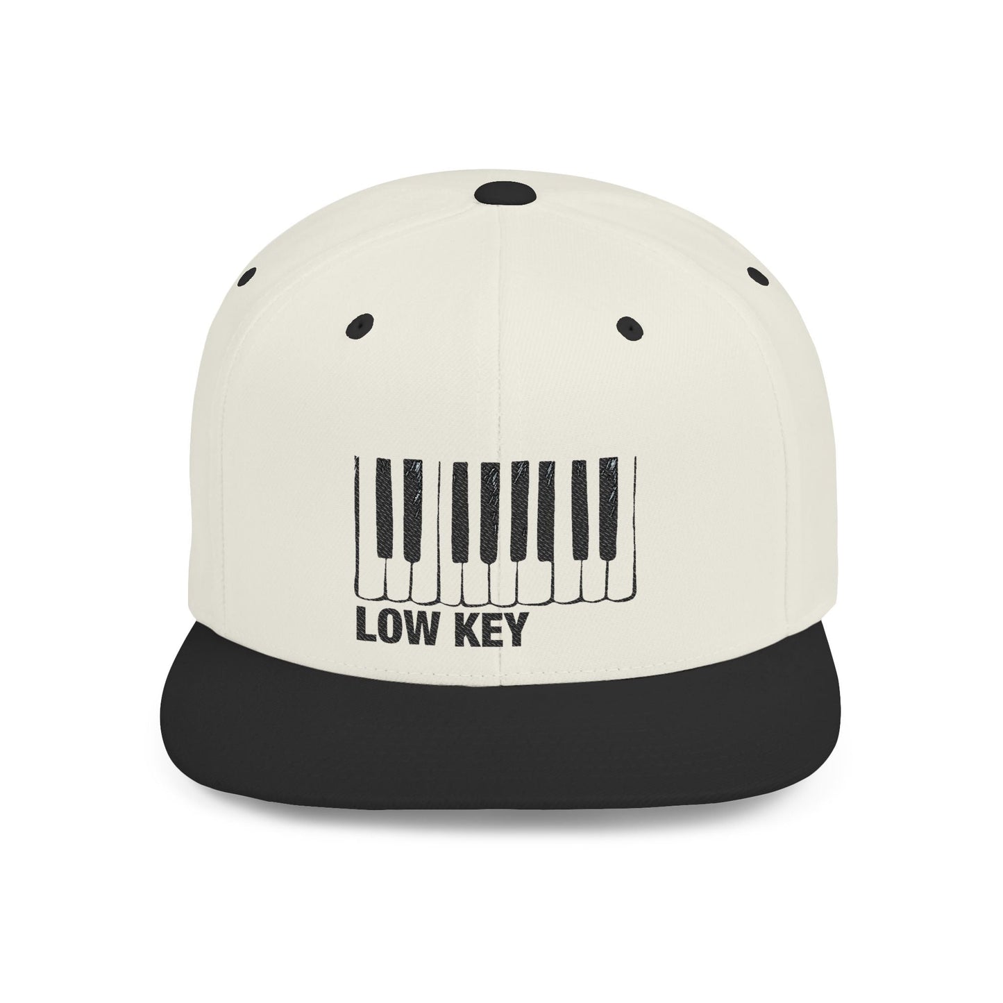 Low Key Piano Snapback Hat - Popbydesign