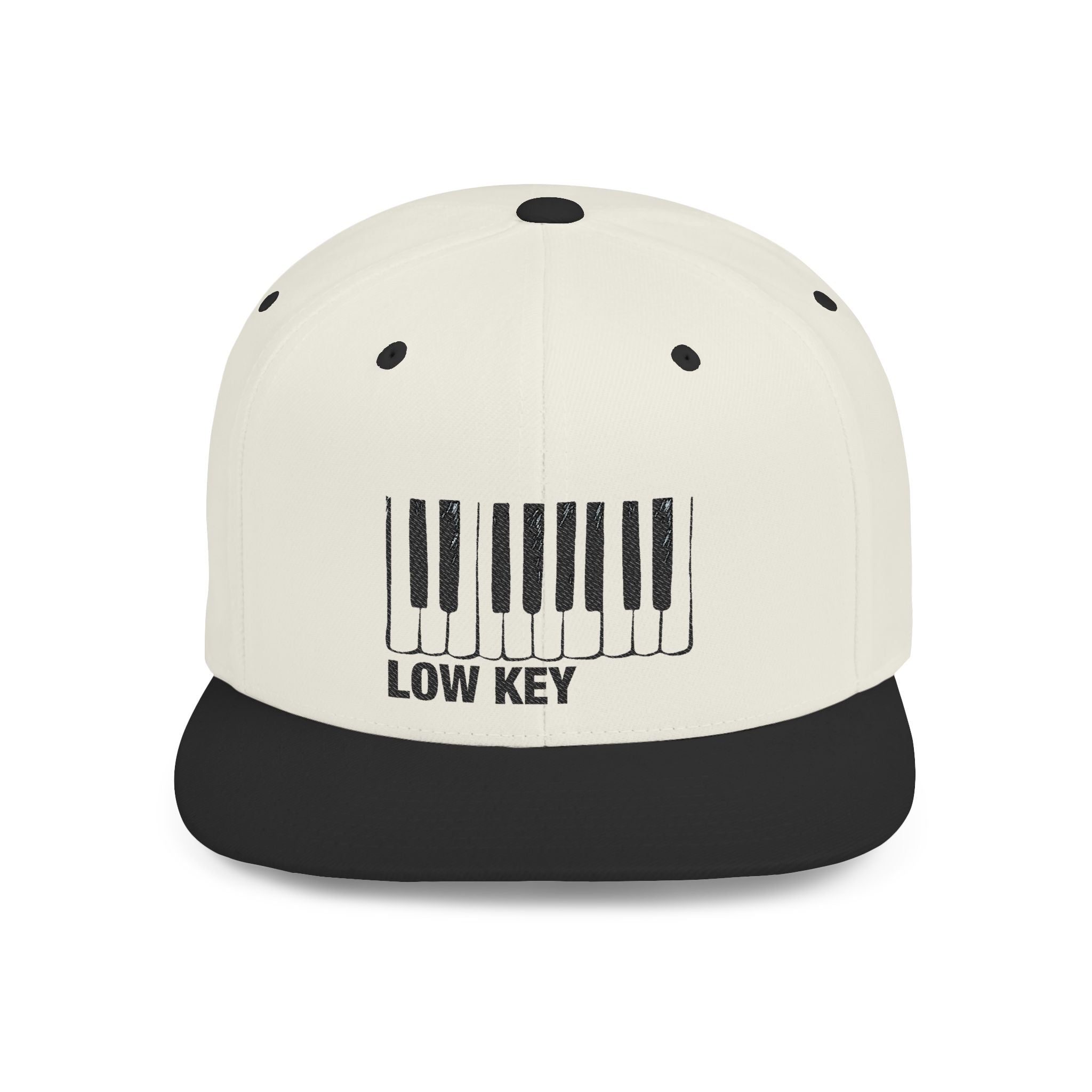 Low Key Piano Snapback Hat by Printify