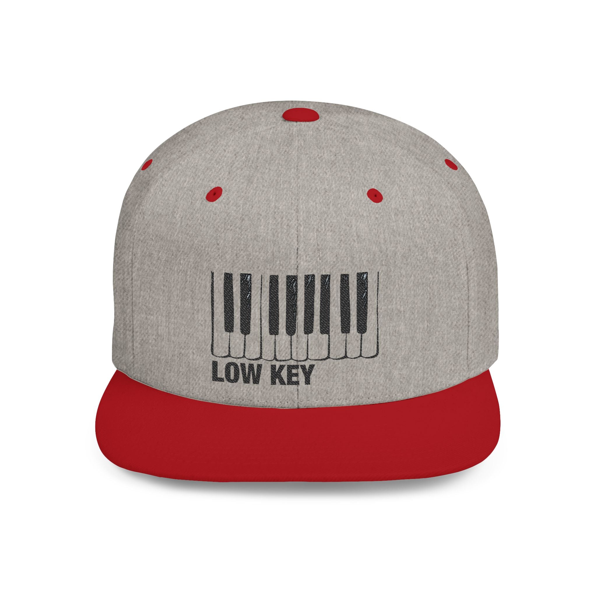 Low Key Piano Snapback Hat by Printify