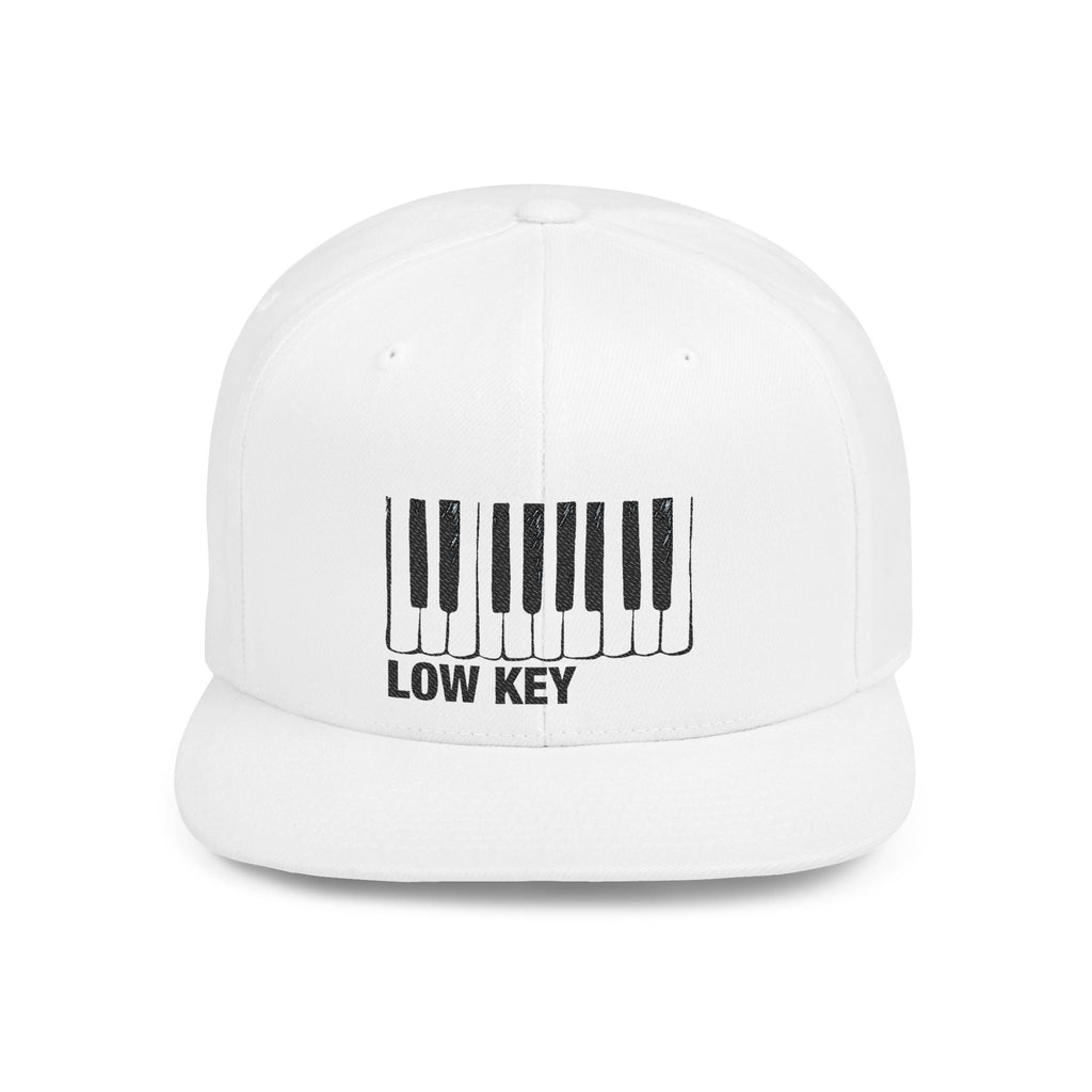 Low Key Piano Snapback Hat by Printify