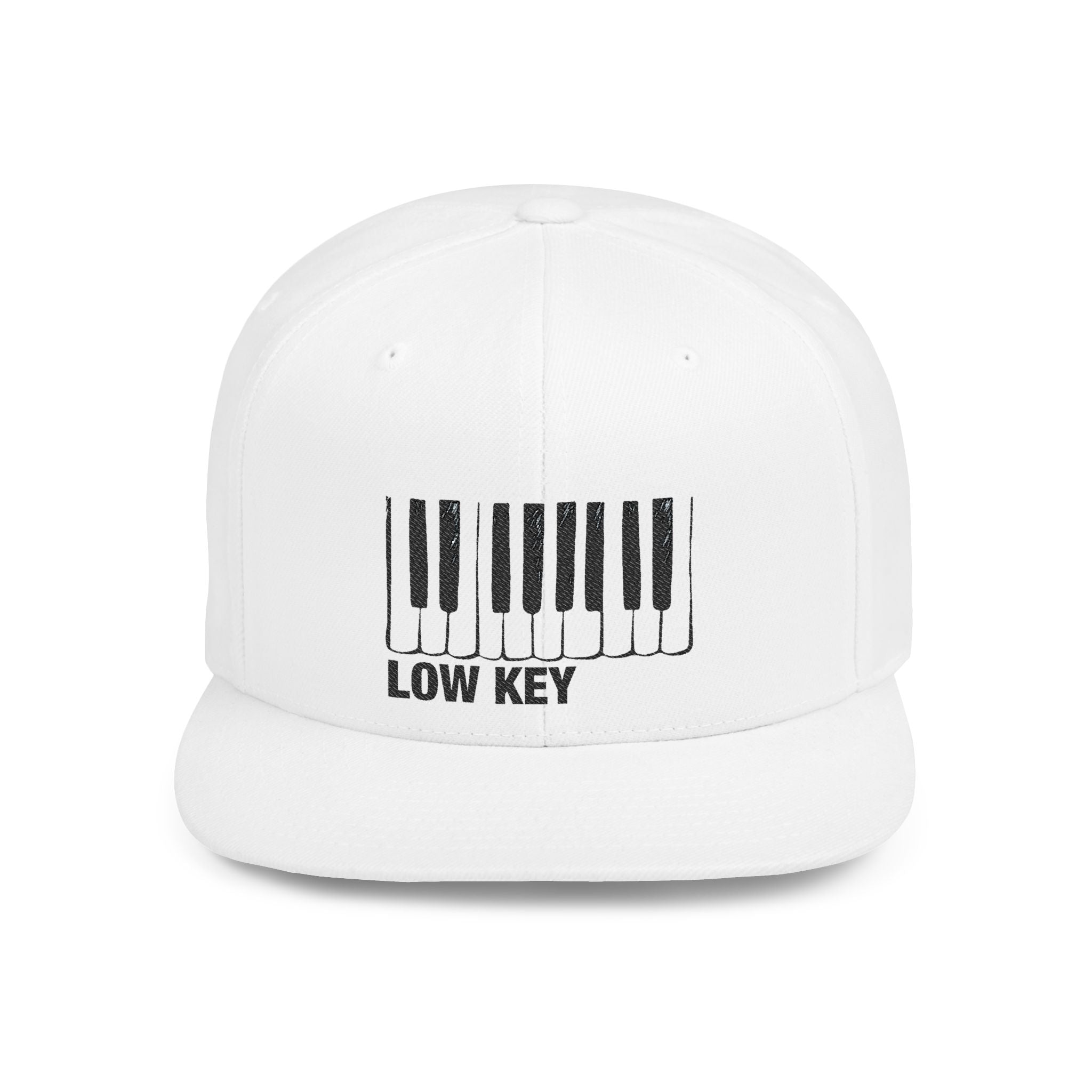 Low Key Piano Snapback Hat by Printify