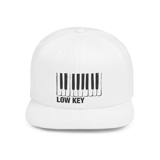 Low Key Piano Snapback Hat - Popbydesign