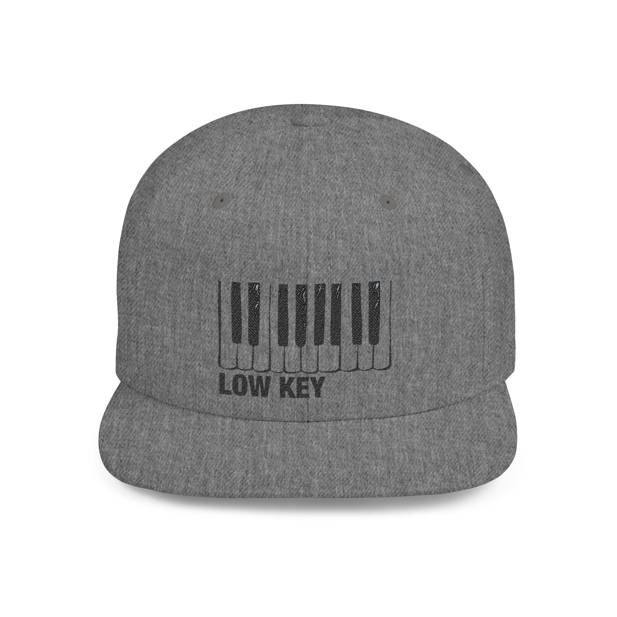 Low Key Piano Snapback Hat by Printify