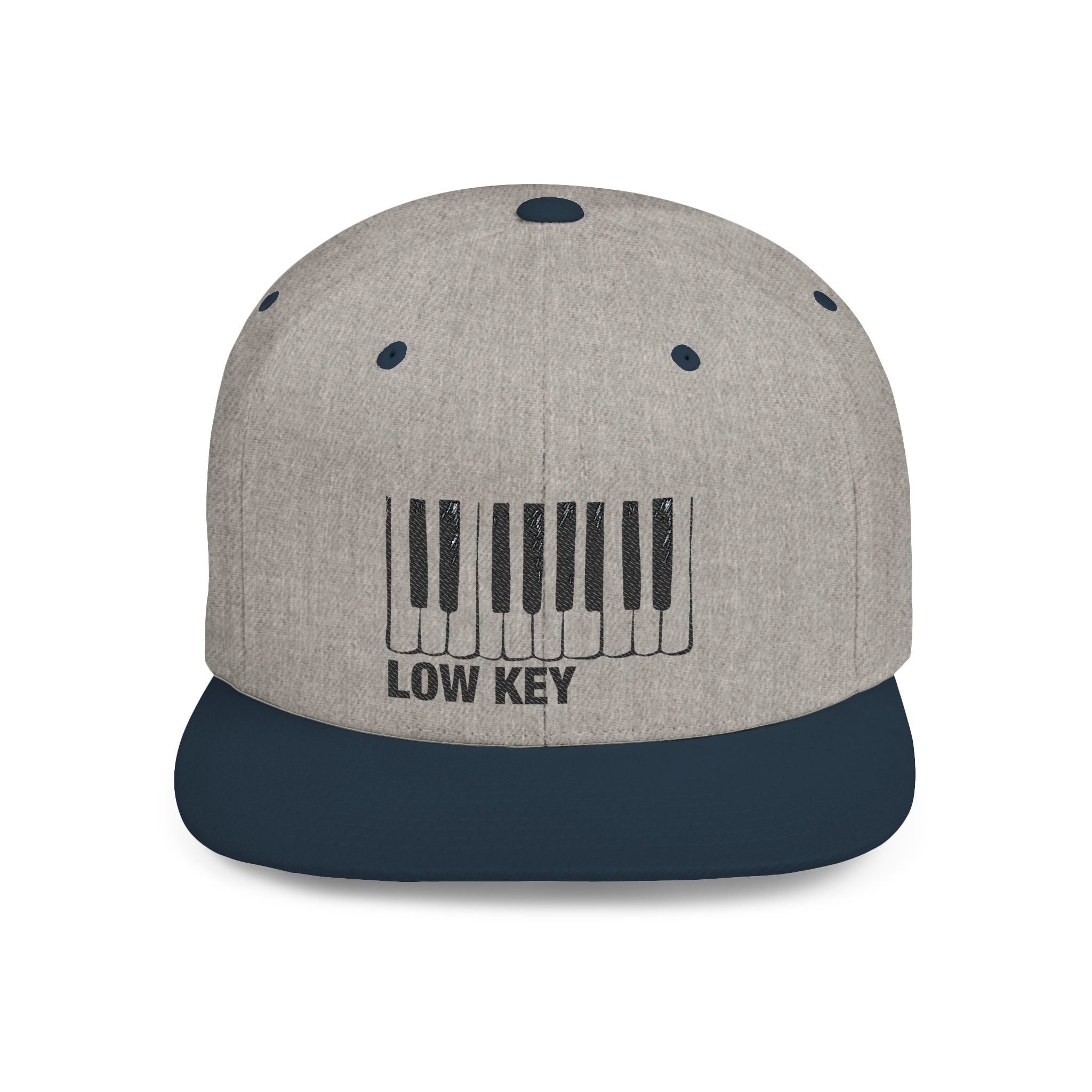Low Key Piano Snapback Hat by Printify