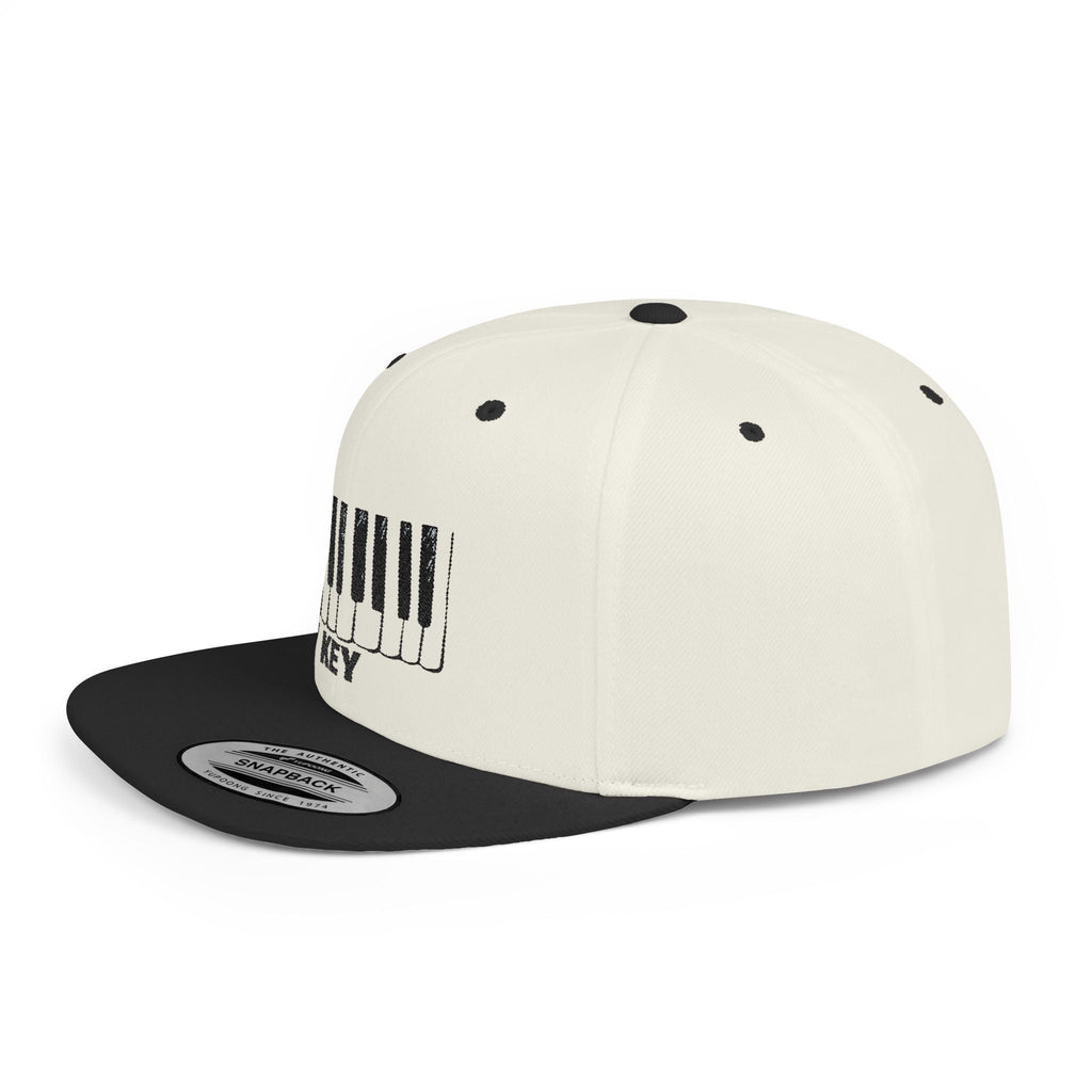 Low Key Piano Snapback Hat by Printify