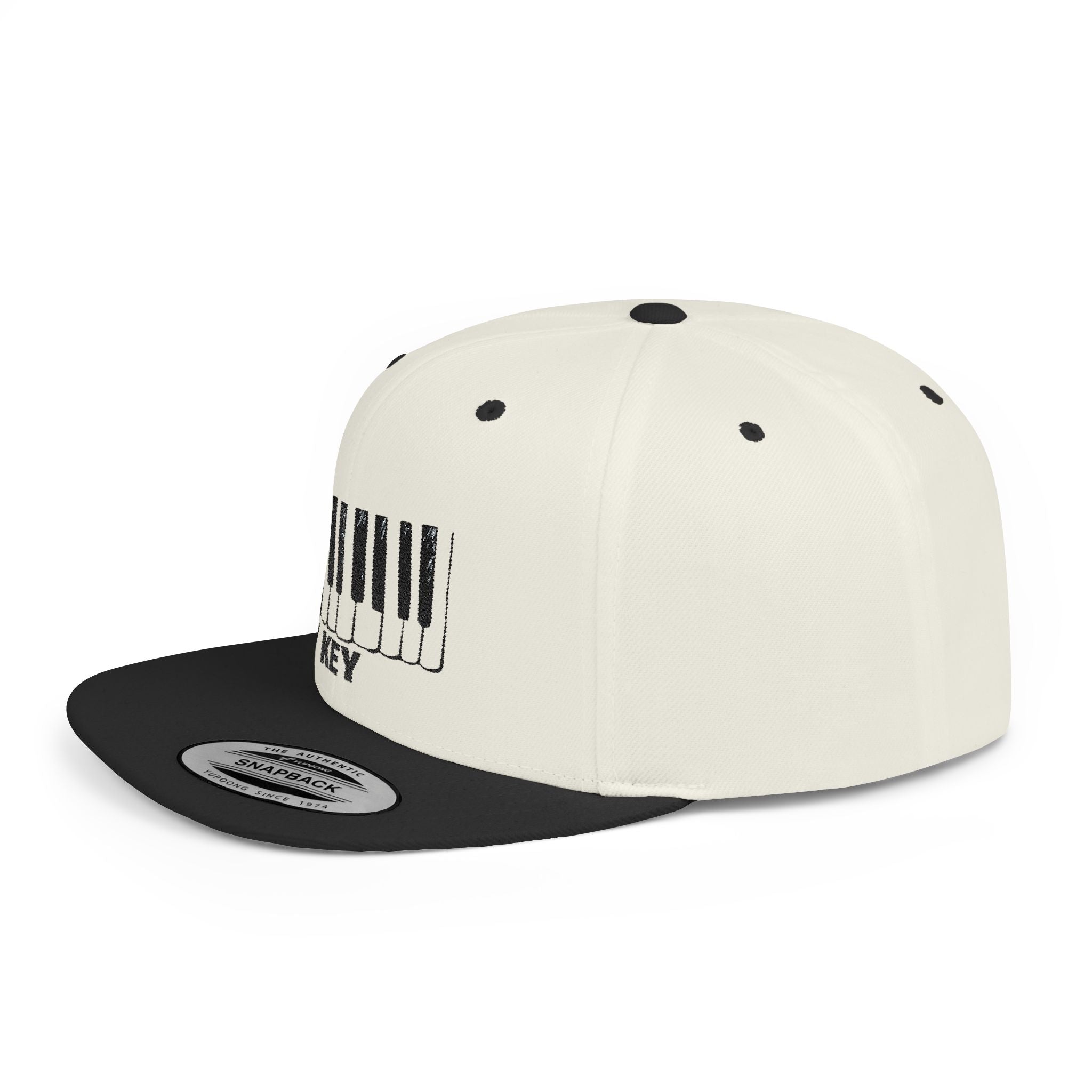 Low Key Piano Snapback Hat by Printify