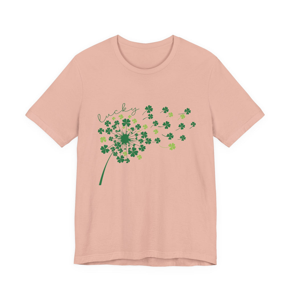 Lucky Shirt, St Patricks Day Shirt, Shamrock Heart T-Shirt by PopCultureByDesign36