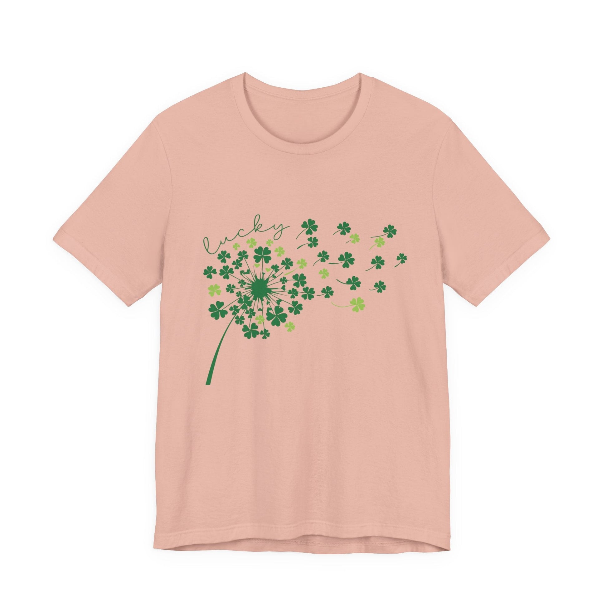 Lucky Shirt, St Patricks Day Shirt, Shamrock Heart T-Shirt - Popbydesign