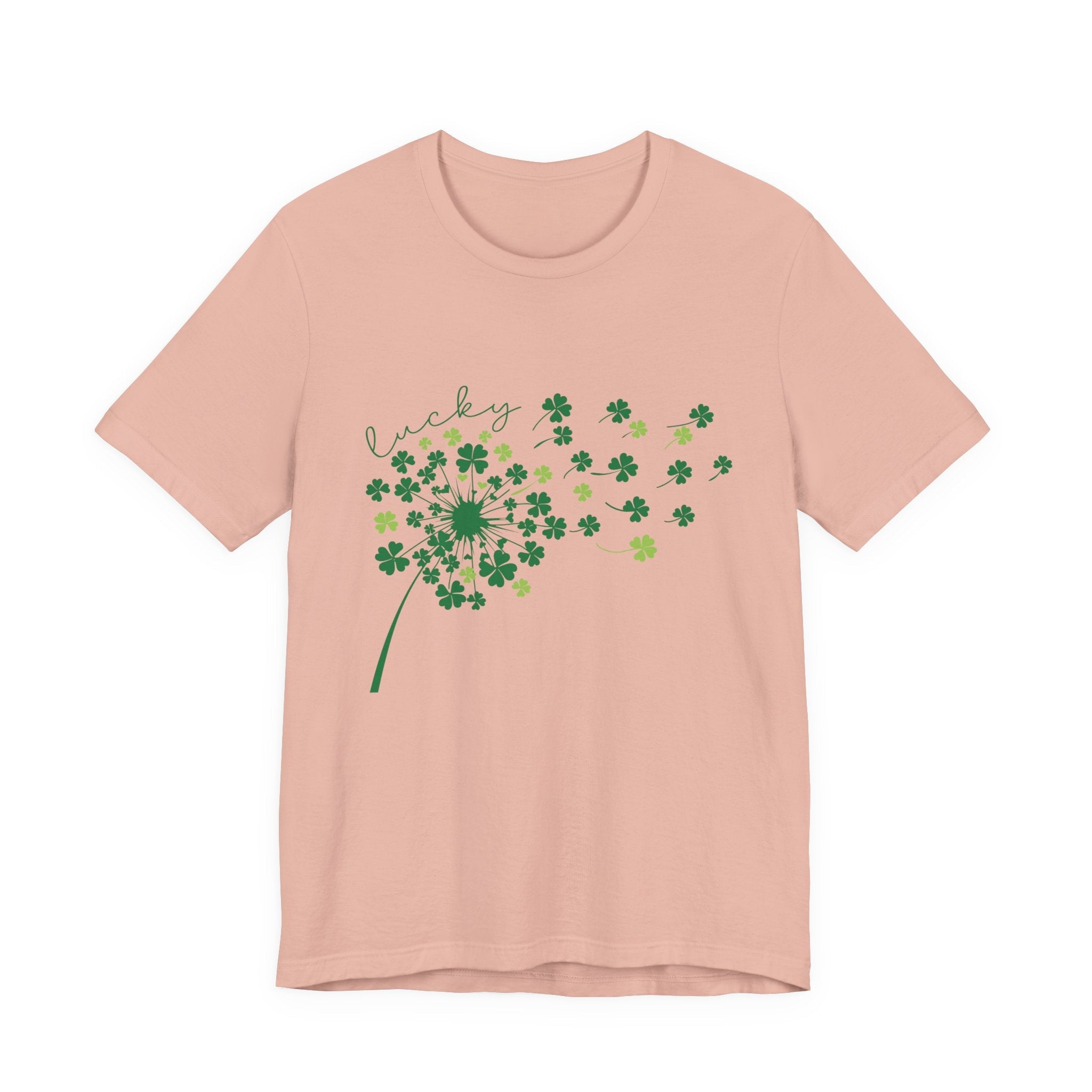 Lucky Shirt, St Patricks Day Shirt, Shamrock Heart T-Shirt by PopCultureByDesign36