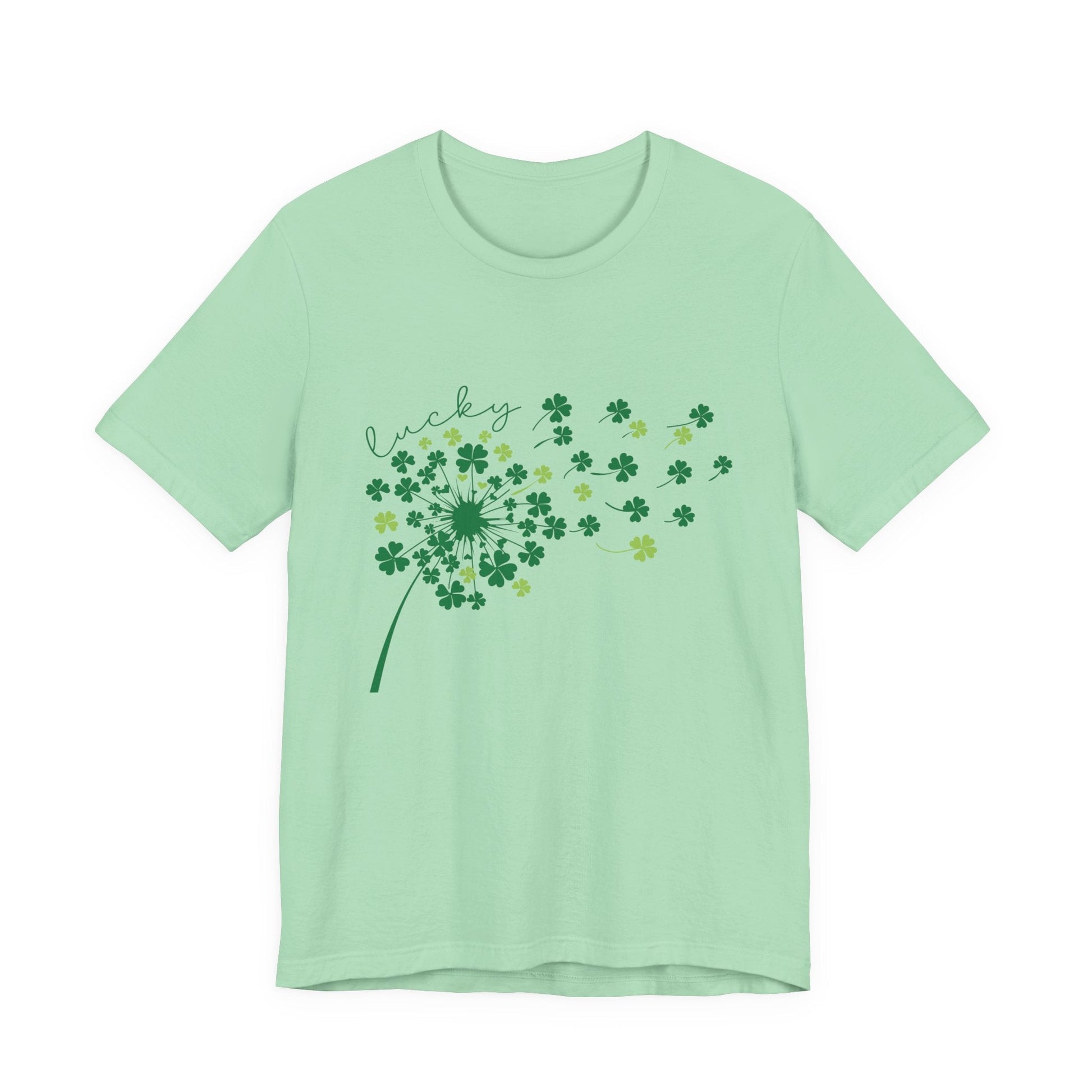Lucky Shirt, St Patricks Day Shirt, Shamrock Heart T-Shirt - Popbydesign