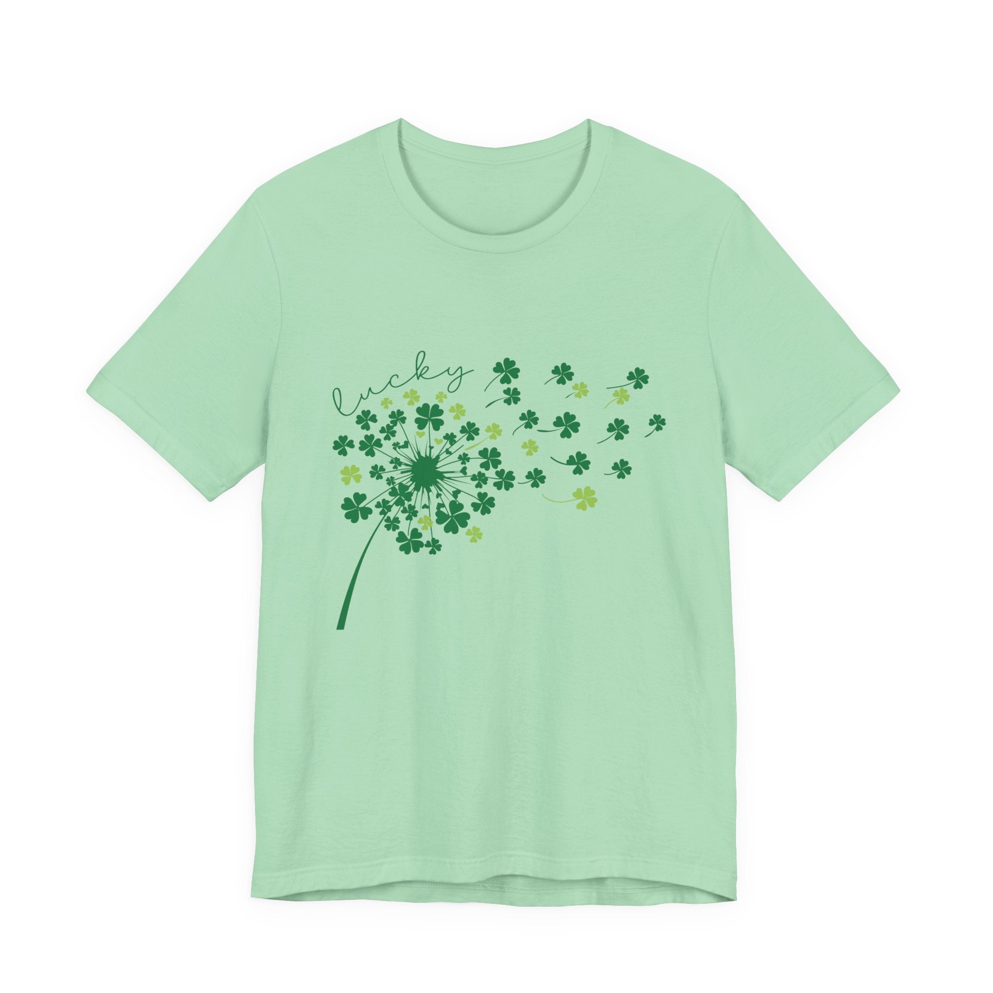 Lucky Shirt, St Patricks Day Shirt, Shamrock Heart T-Shirt by PopCultureByDesign36
