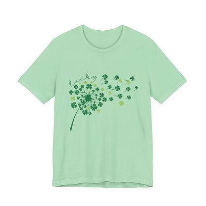 Lucky Shirt, St Patricks Day Shirt, Shamrock Heart T-Shirt - Popbydesign