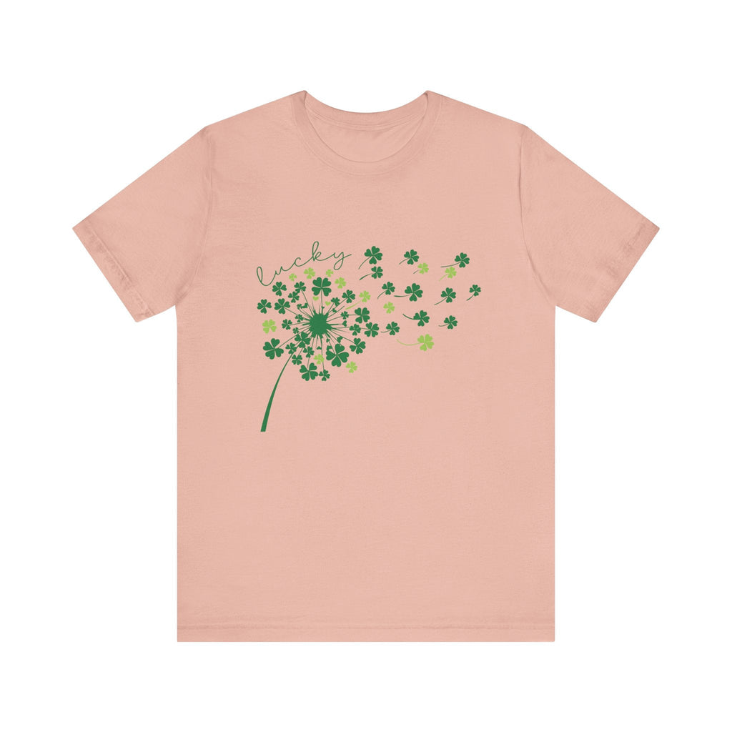 Lucky Shirt, St Patricks Day Shirt, Shamrock Heart T-Shirt by PopCultureByDesign36