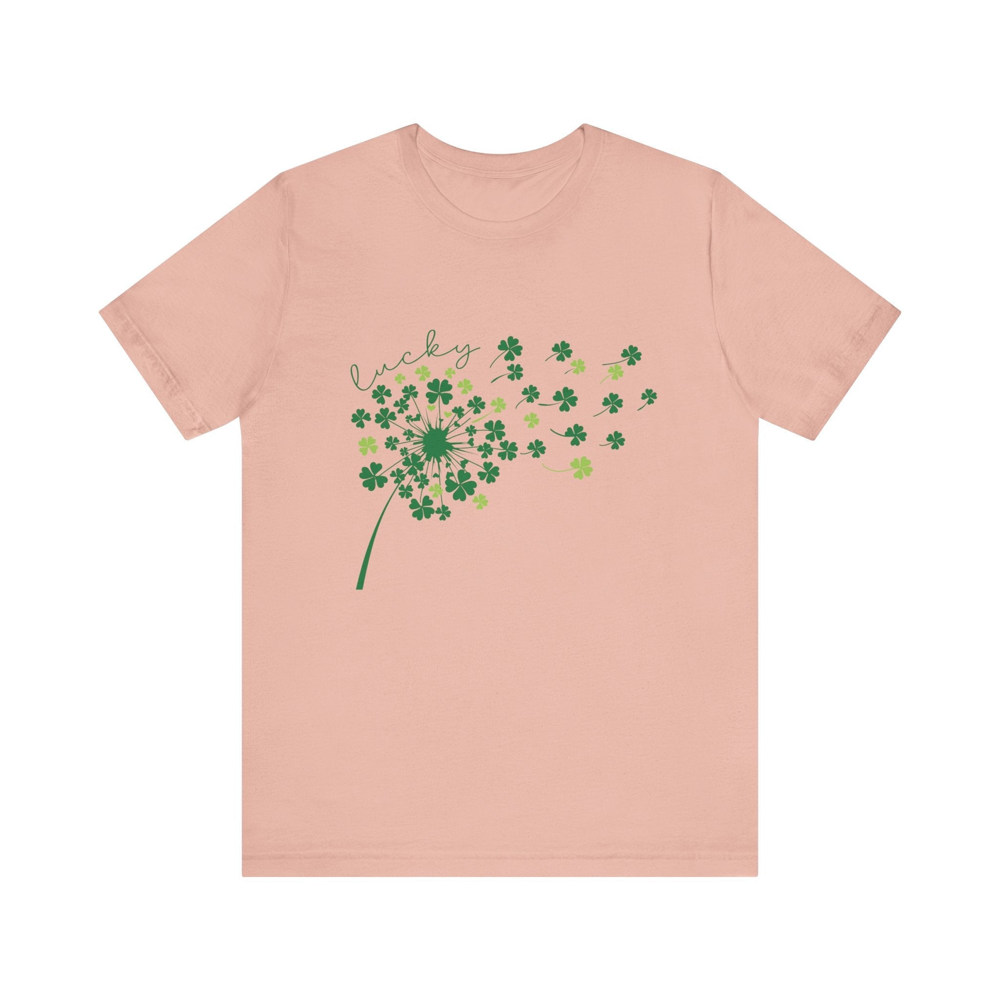 Lucky Shirt, St Patricks Day Shirt, Shamrock Heart T-Shirt by PopCultureByDesign36