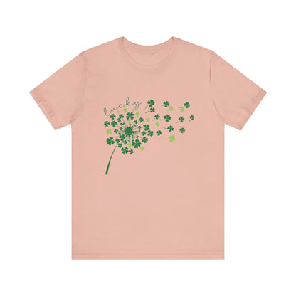 Lucky Shirt, St Patricks Day Shirt, Shamrock Heart T-Shirt - Popbydesign
