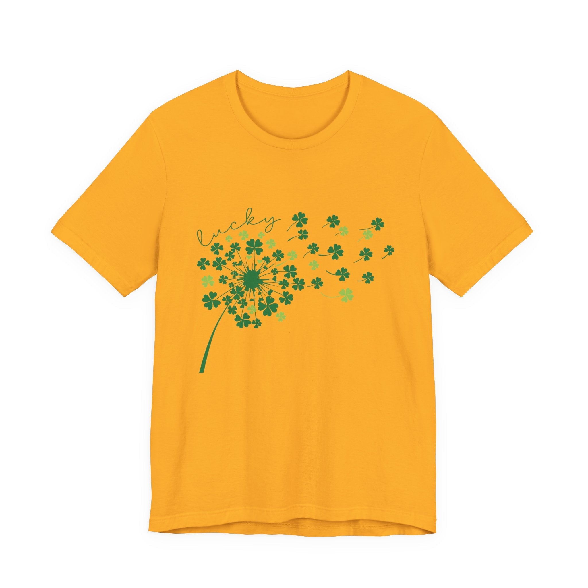 Lucky Shirt, St Patricks Day Shirt, Shamrock Heart T-Shirt by PopCultureByDesign36