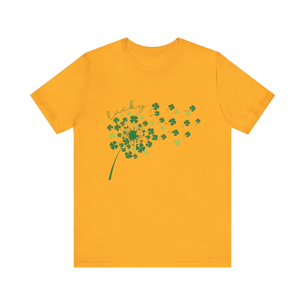 Lucky Shirt, St Patricks Day Shirt, Shamrock Heart T-Shirt by PopCultureByDesign36