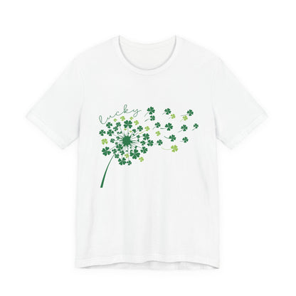 Lucky Shirt, St Patricks Day Shirt, Shamrock Heart T-Shirt - Popbydesign