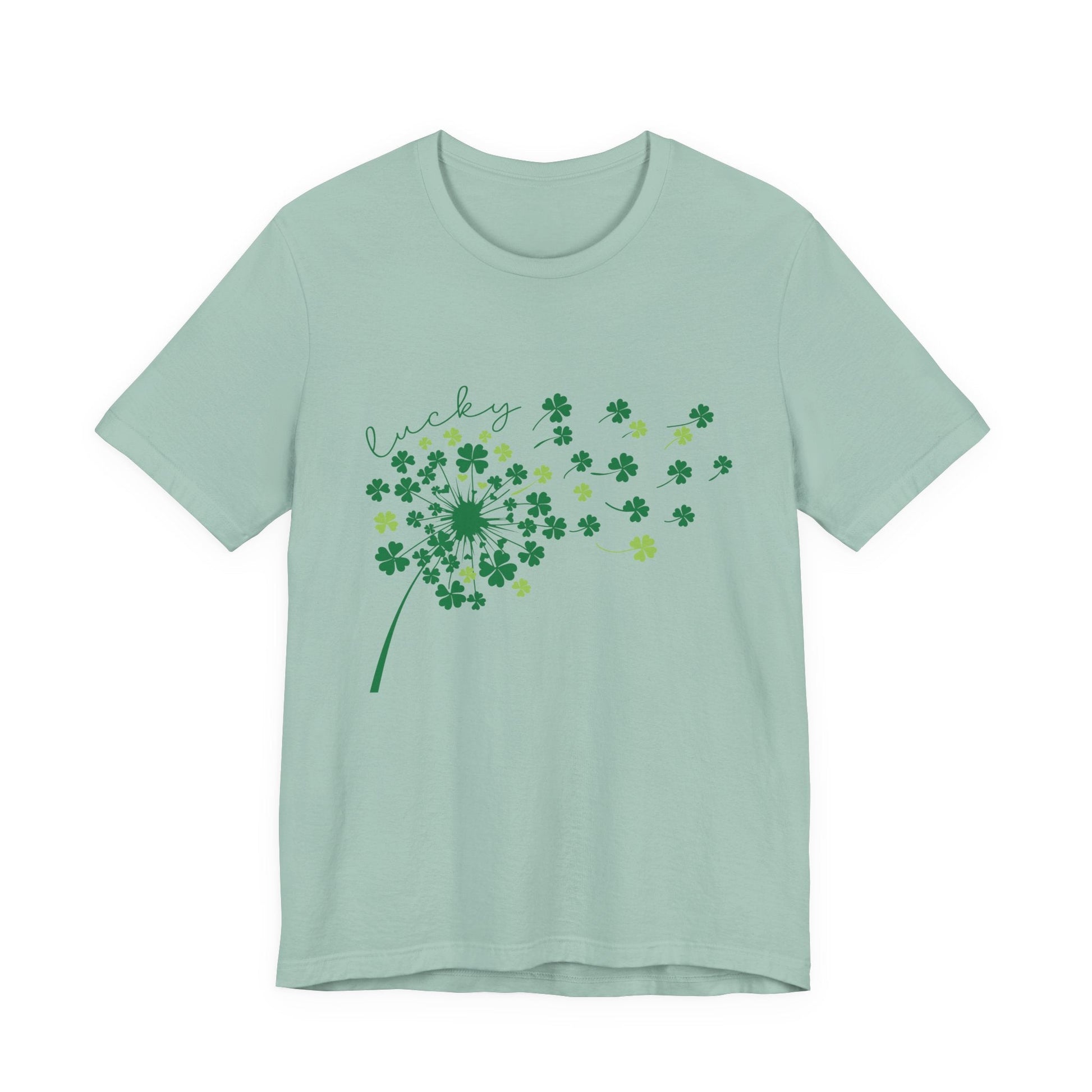 Lucky Shirt, St Patricks Day Shirt, Shamrock Heart T-Shirt - Popbydesign