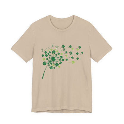 Lucky Shirt, St Patricks Day Shirt, Shamrock Heart T-Shirt - Popbydesign