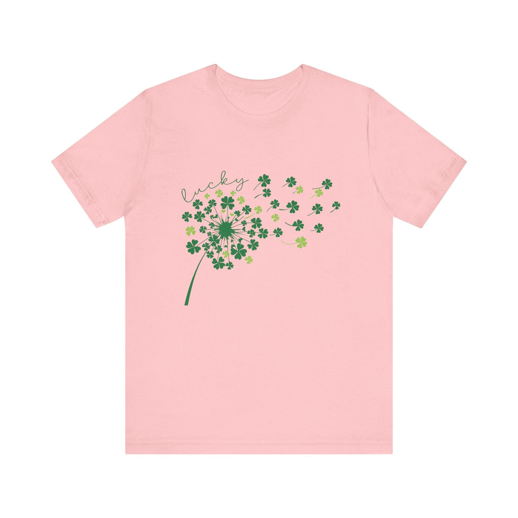 Lucky Shirt, St Patricks Day Shirt, Shamrock Heart T-Shirt by PopCultureByDesign36