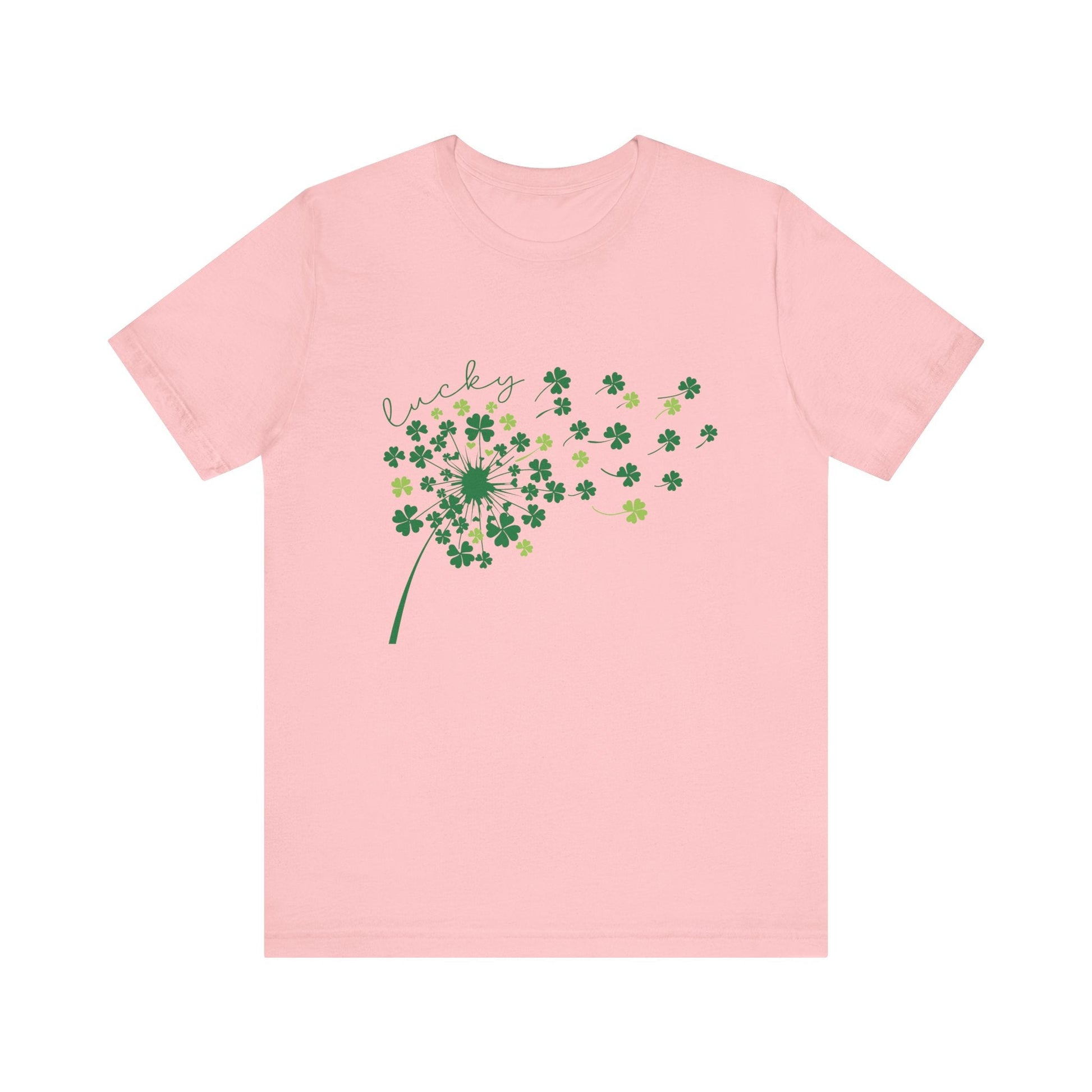 Lucky Shirt, St Patricks Day Shirt, Shamrock Heart T-Shirt - Popbydesign