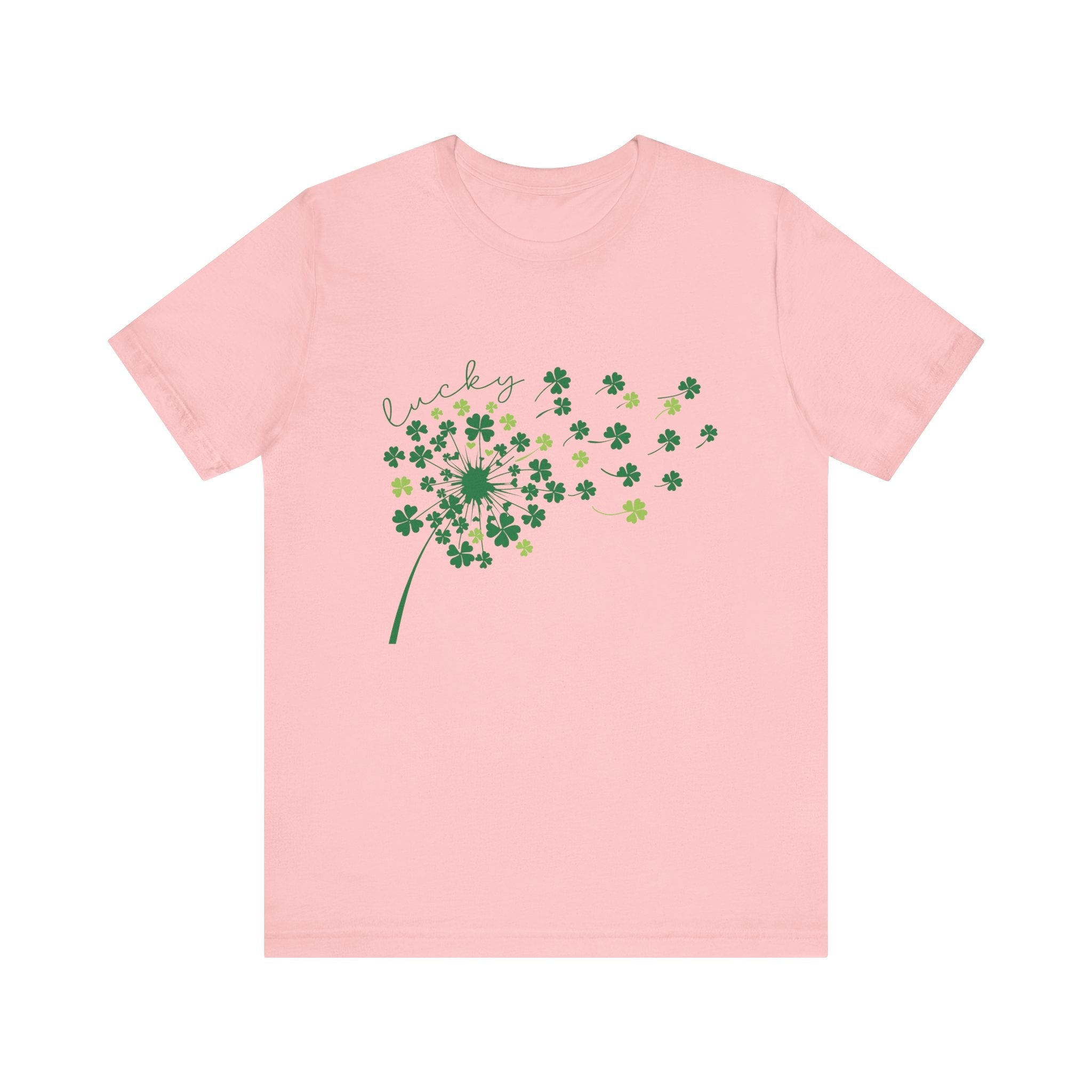 Lucky Shirt, St Patricks Day Shirt, Shamrock Heart T-Shirt by PopCultureByDesign36
