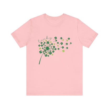 Lucky Shirt, St Patricks Day Shirt, Shamrock Heart T-Shirt - Popbydesign