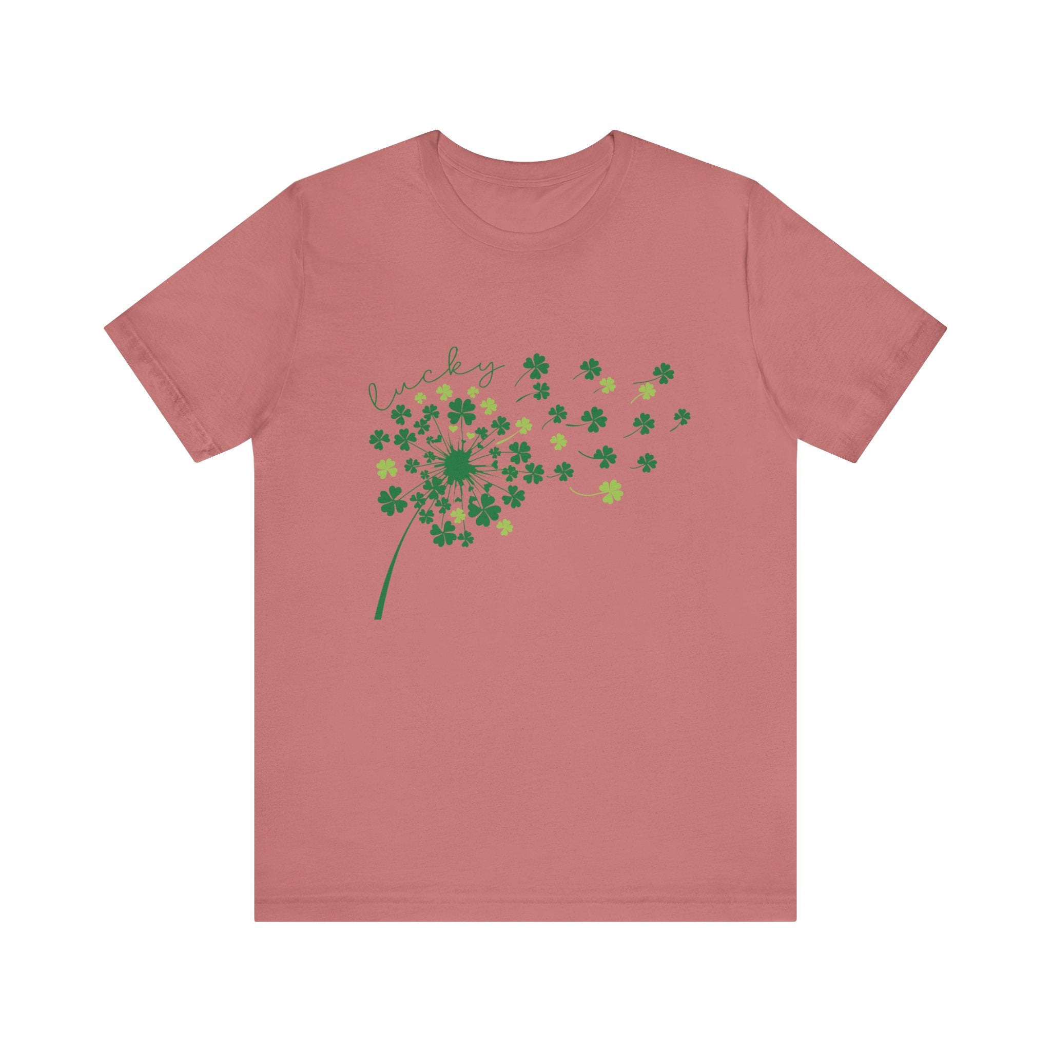 Lucky Shirt, St Patricks Day Shirt, Shamrock Heart T-Shirt by PopCultureByDesign36
