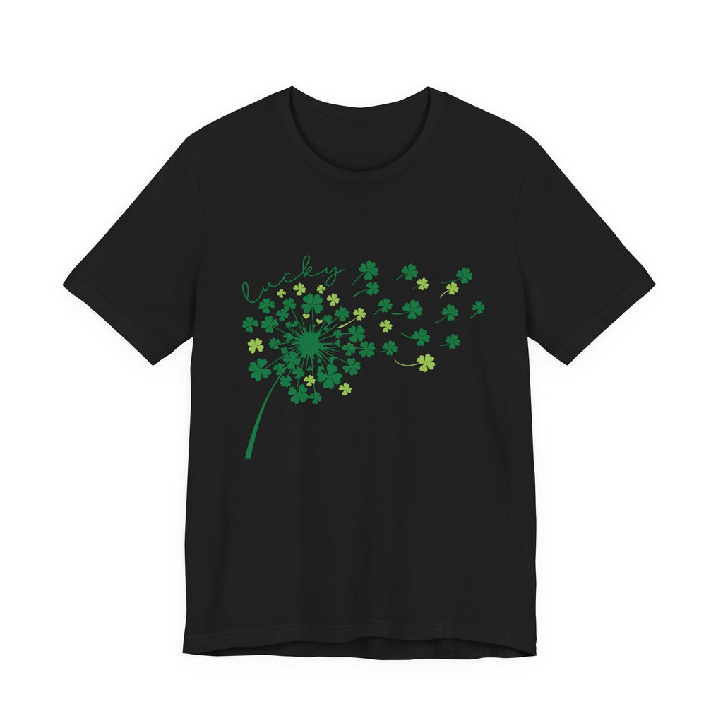 Lucky Shirt, St Patricks Day Shirt, Shamrock Heart T-Shirt by PopCultureByDesign36