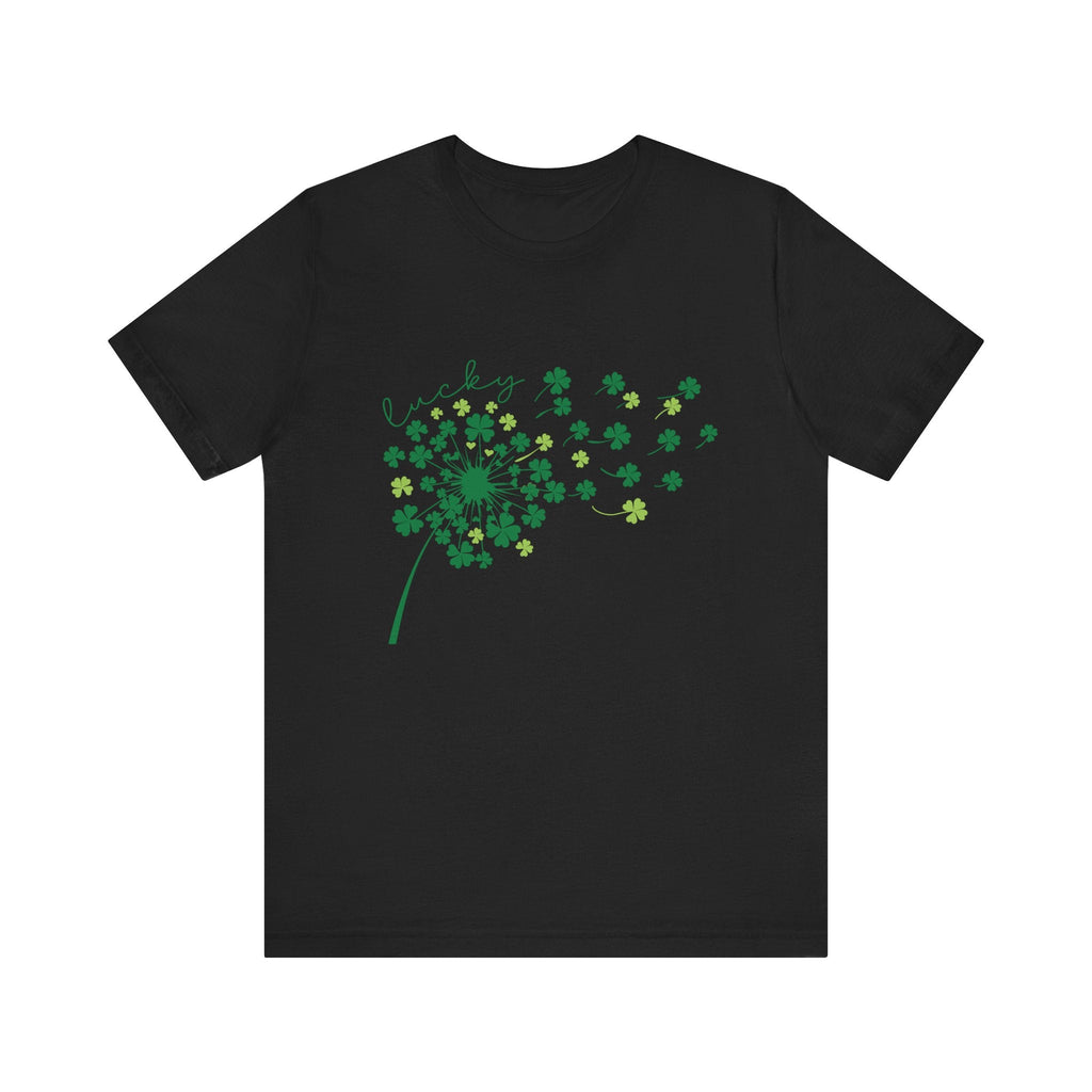Lucky Shirt, St Patricks Day Shirt, Shamrock Heart T-Shirt by PopCultureByDesign36
