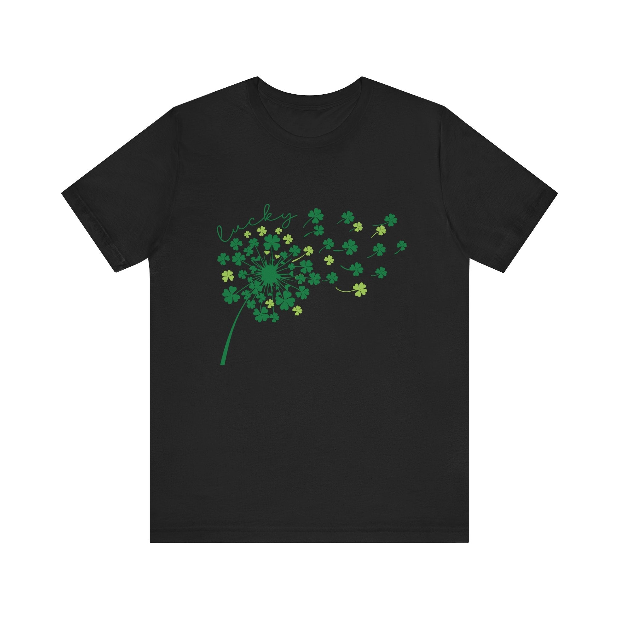 Lucky Shirt, St Patricks Day Shirt, Shamrock Heart T-Shirt by PopCultureByDesign36