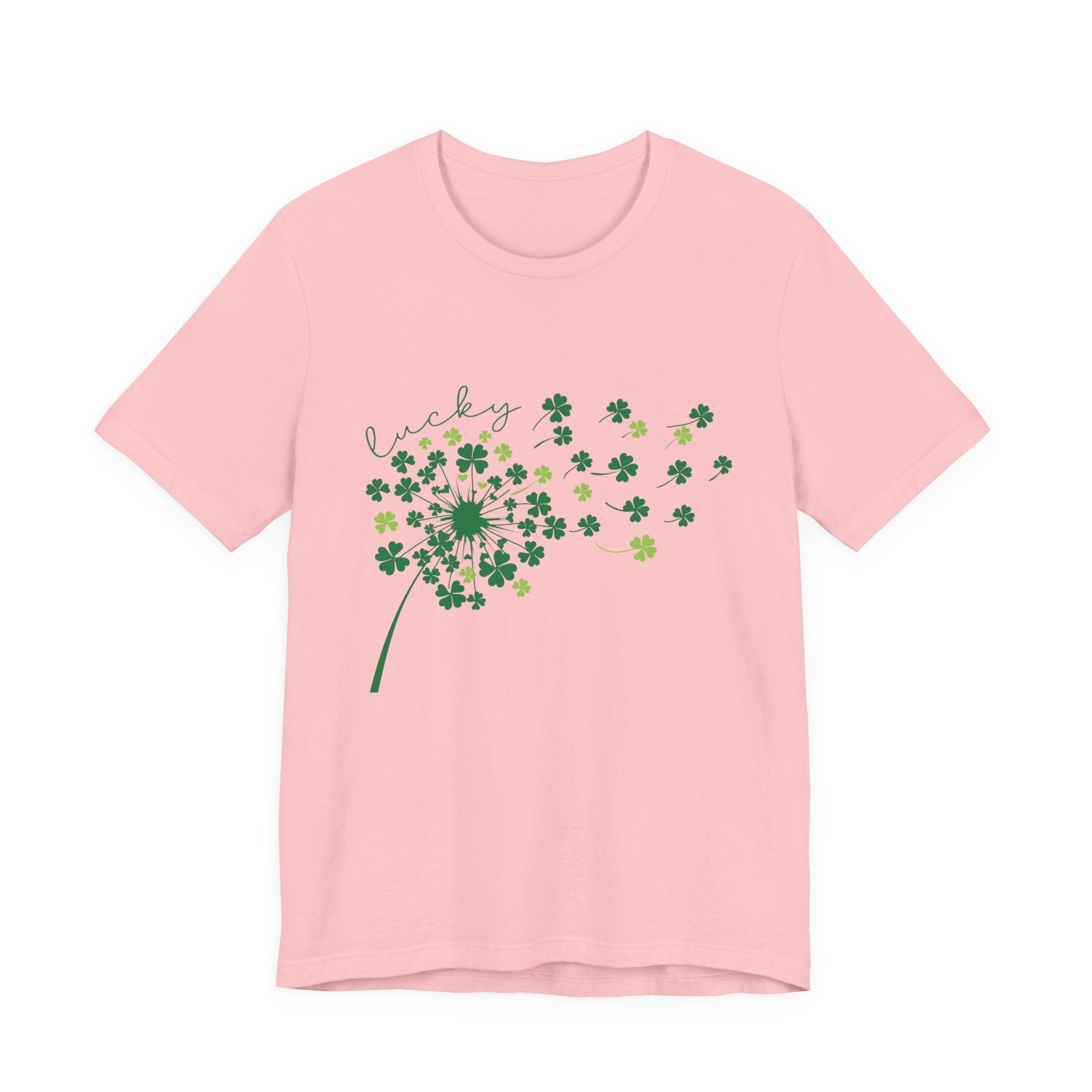 Lucky Shirt, St Patricks Day Shirt, Shamrock Heart T-Shirt by PopCultureByDesign36