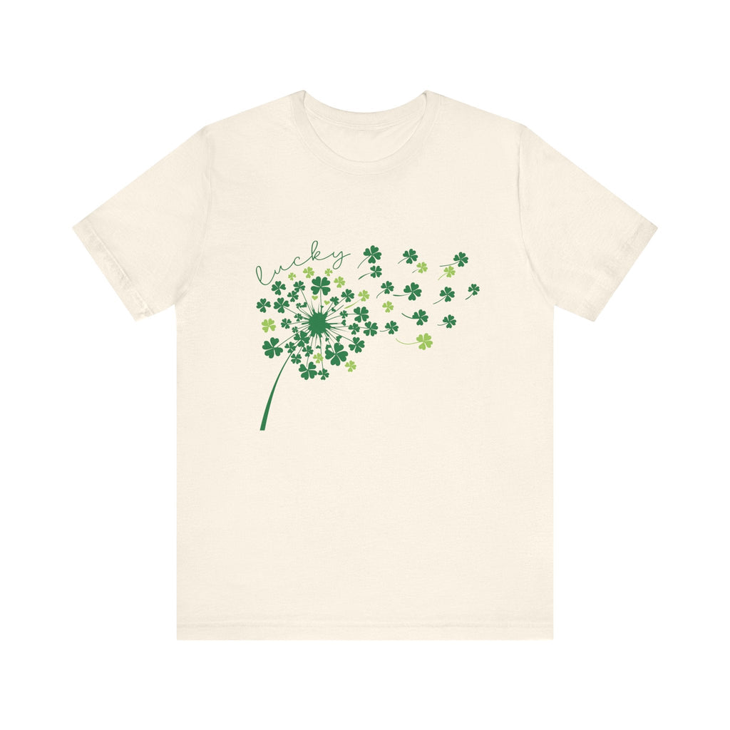 Lucky Shirt, St Patricks Day Shirt, Shamrock Heart T-Shirt by PopCultureByDesign36