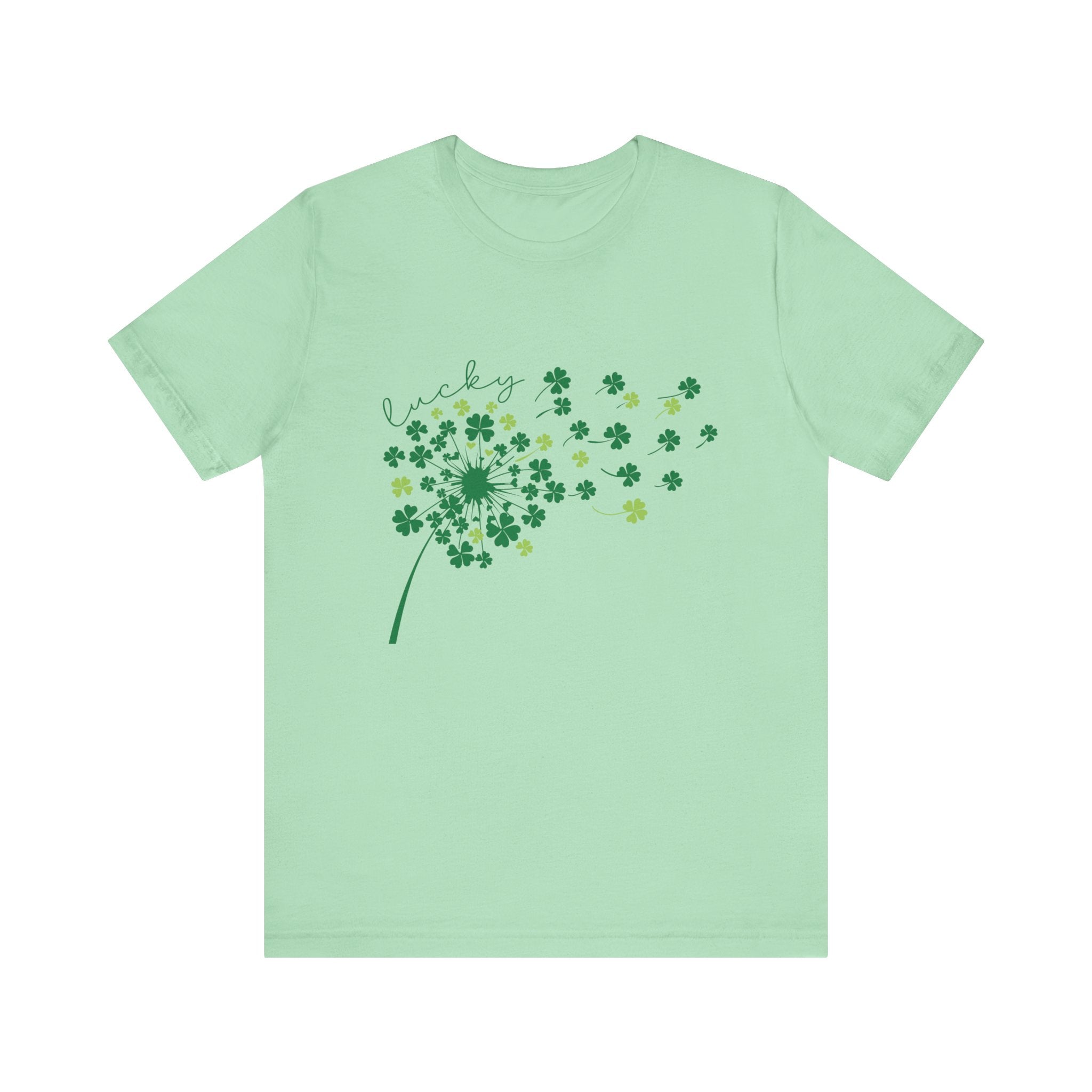 Lucky Shirt, St Patricks Day Shirt, Shamrock Heart T-Shirt by PopCultureByDesign36