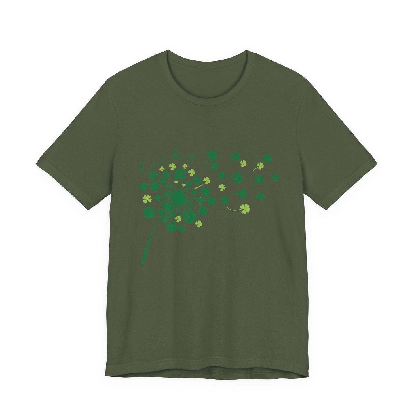 Lucky Shirt, St Patricks Day Shirt, Shamrock Heart T-Shirt - Popbydesign