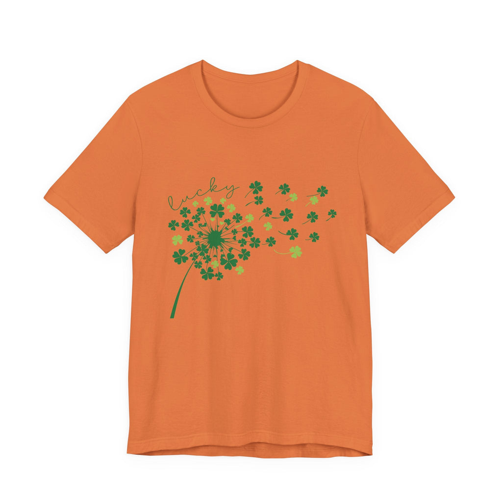 Lucky Shirt, St Patricks Day Shirt, Shamrock Heart T-Shirt by PopCultureByDesign36