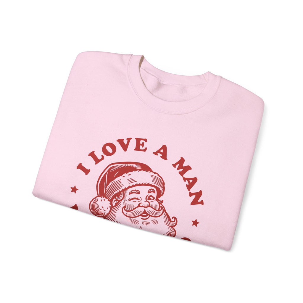 Man With A Beard Sweatshirt, Funny Santa sweatshirt by PopCultureByDesign36