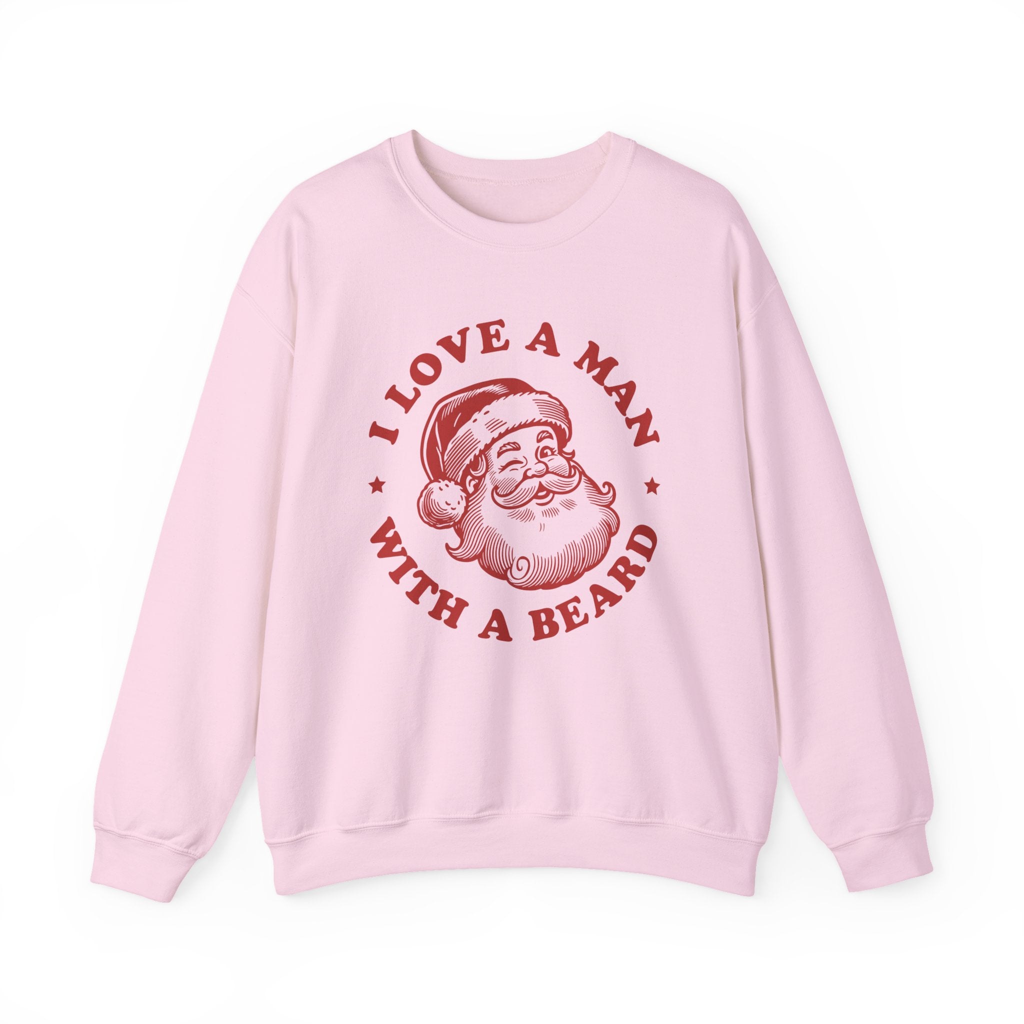 Man With A Beard Sweatshirt, Funny Santa sweatshirt by PopCultureByDesign36