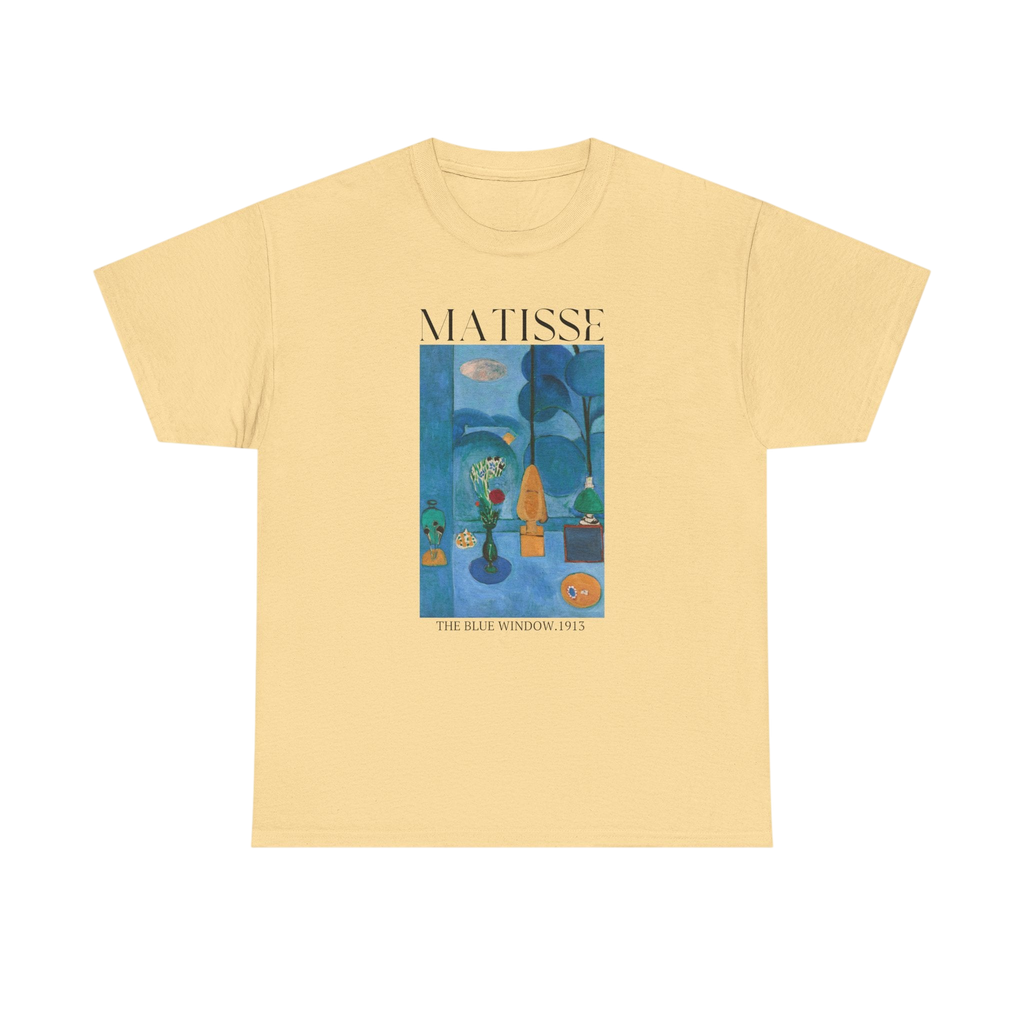 Matisse Blue Window Tee by PopCultureByDesign36