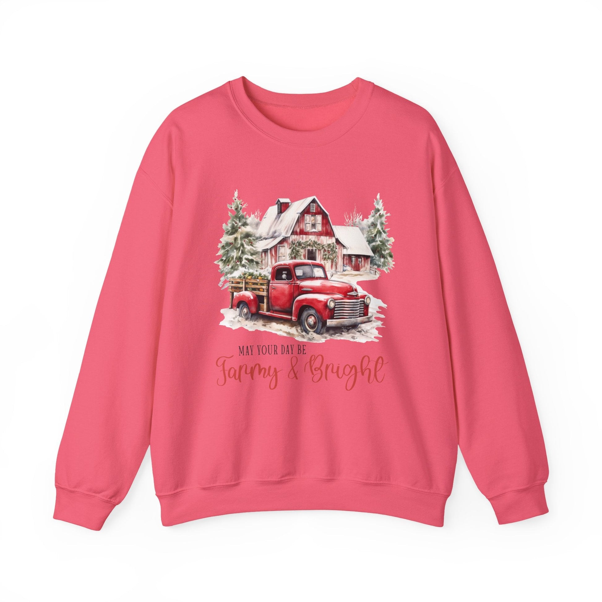 May your day be farmy and bright, Country Farm Christmas shirt - Popbydesign