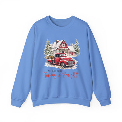 May your day be farmy and bright, Country Farm Christmas shirt - Popbydesign