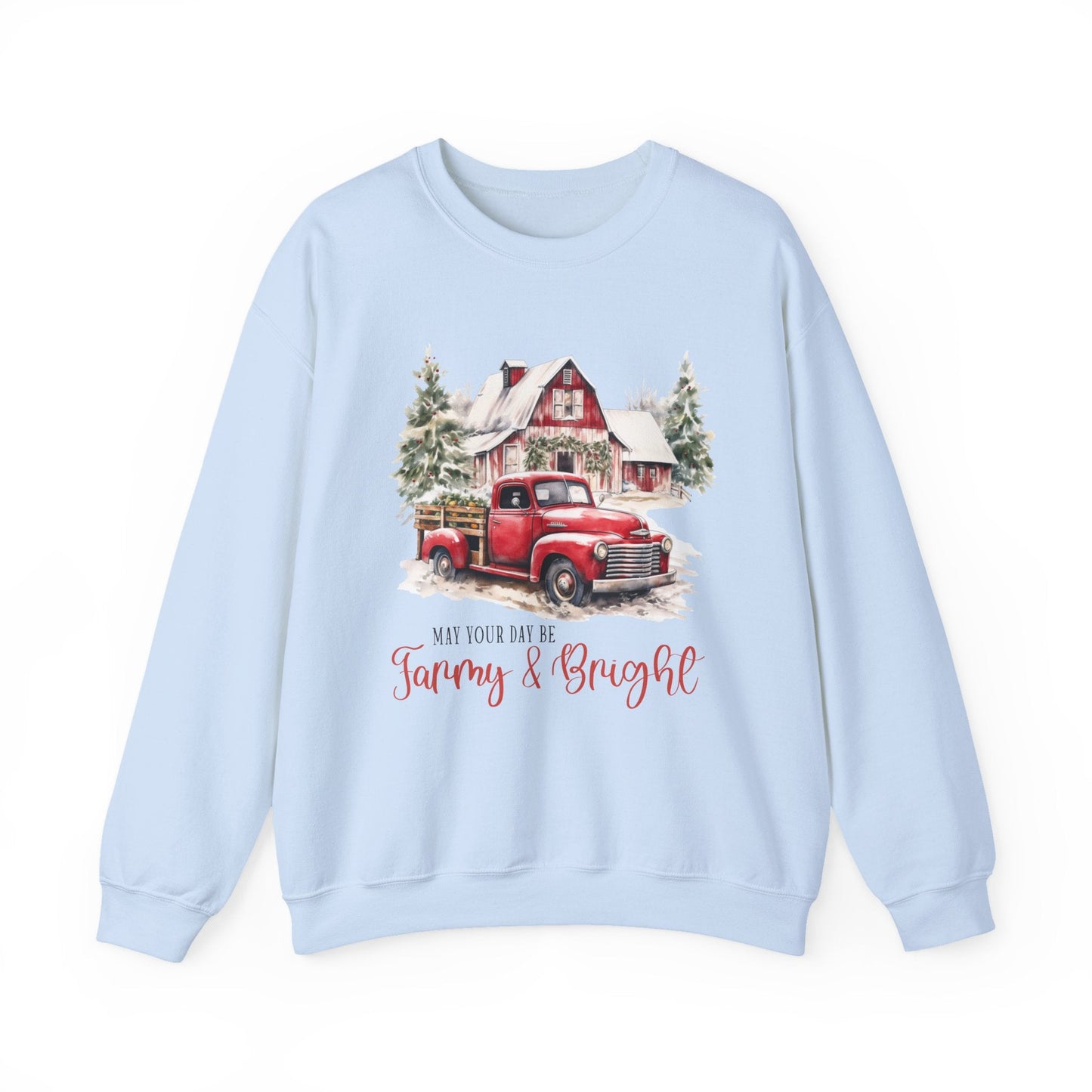 May your day be farmy and bright, Country Farm Christmas shirt - Popbydesign