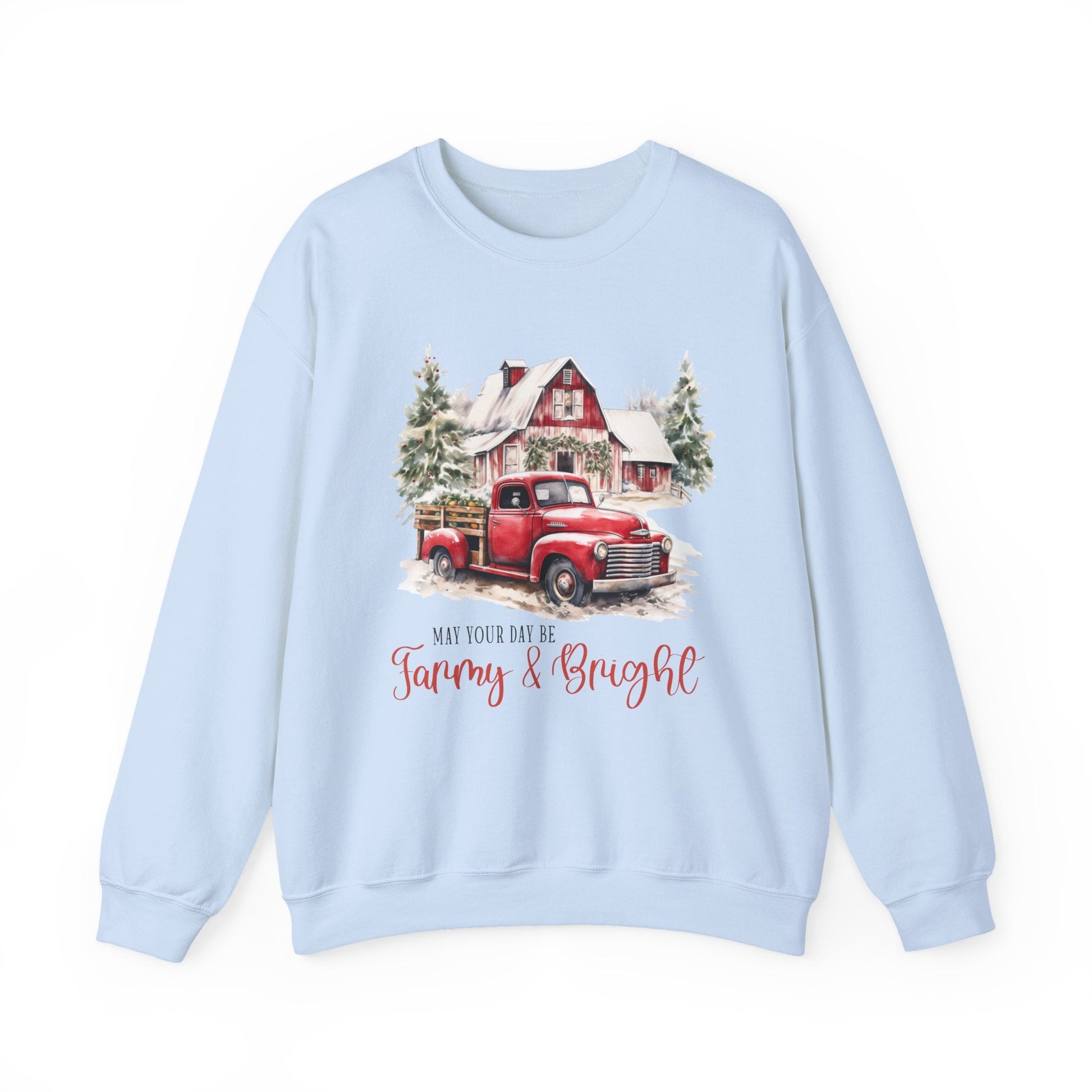 May your day be farmy and bright, Country Farm Christmas shirt - Popbydesign