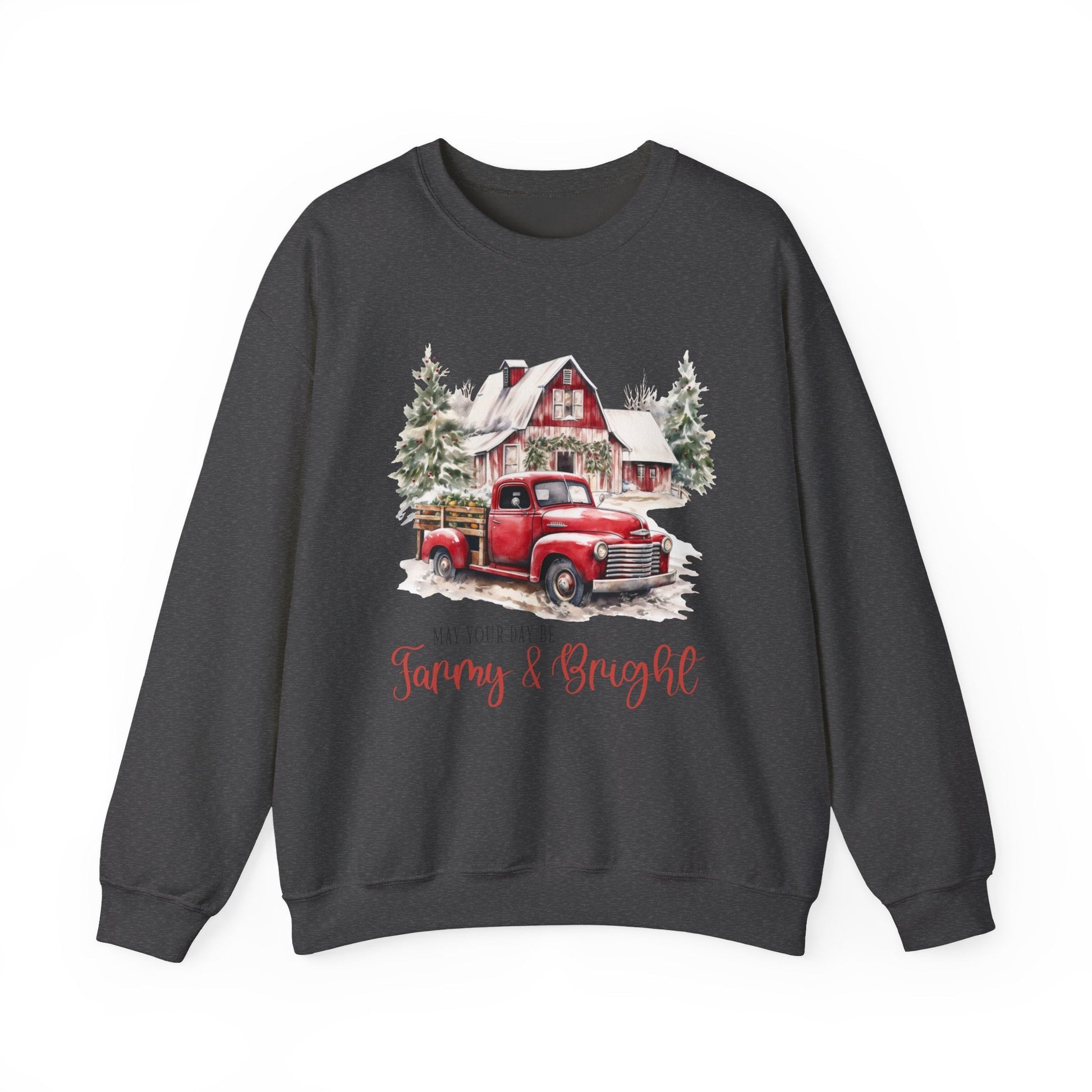 May your day be farmy and bright, Country Farm Christmas shirt - Popbydesign