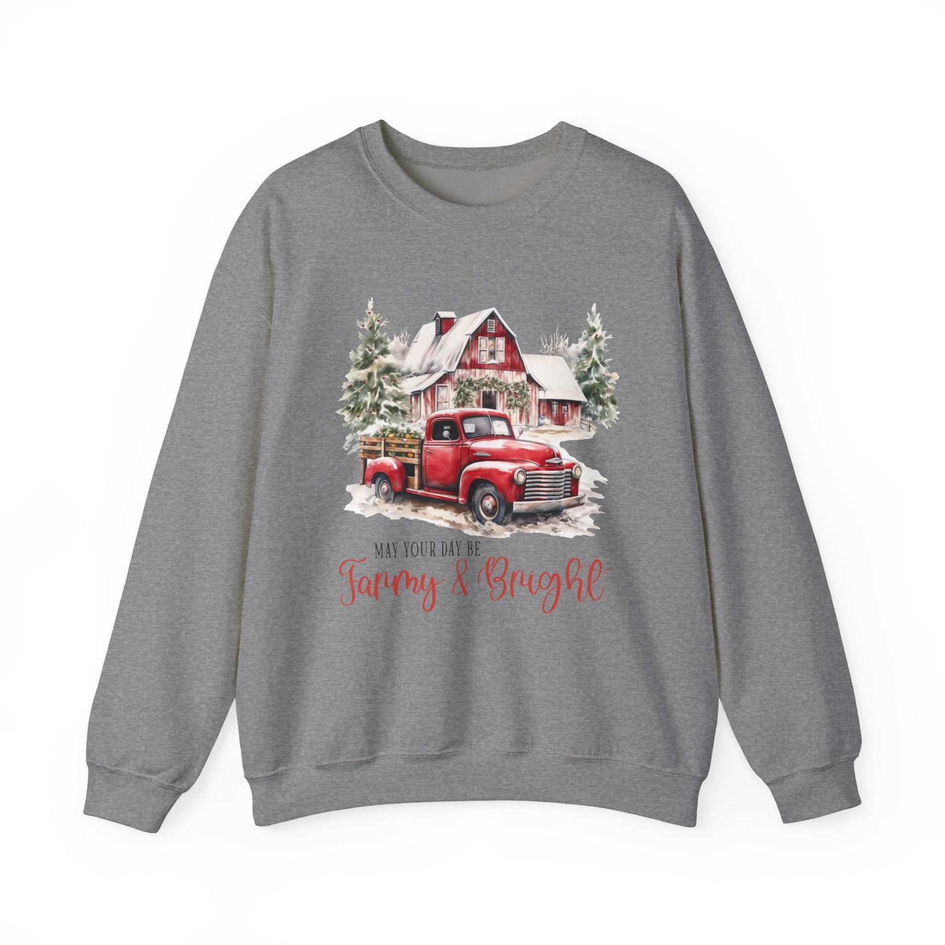 May your day be farmy and bright, Country Farm Christmas shirt - Popbydesign