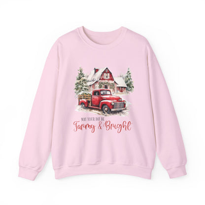 May your day be farmy and bright, Country Farm Christmas shirt - Popbydesign